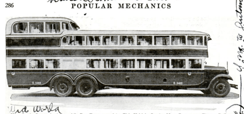 triple decker bus