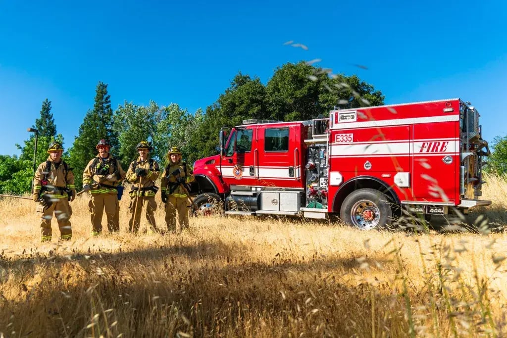 Folsom fire truck