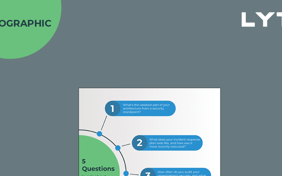 Cybersecurity questions infographic